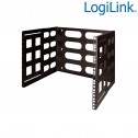 Logilink W08B40B - Soporte de pared 19'' 8U, Negro