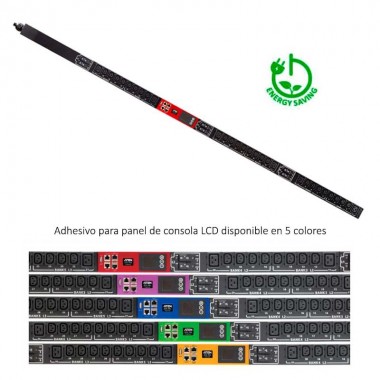 Aten PG98330G - PDU inteligente trifásica de 24 Tomas C13 y 6 C19, 0U con conexión en cascada, 32A