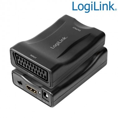 Logilink CV0160 - Conversor de vídeo, de Euroconector a HDMI, 1080p