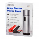 Logilink PA0266 - Power Bank 10000 mAh, Arrancador de batería para automóvil y Linterna