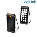 Power Bank 10000 mAh con linterna, Carga Solar Logilink PA0273