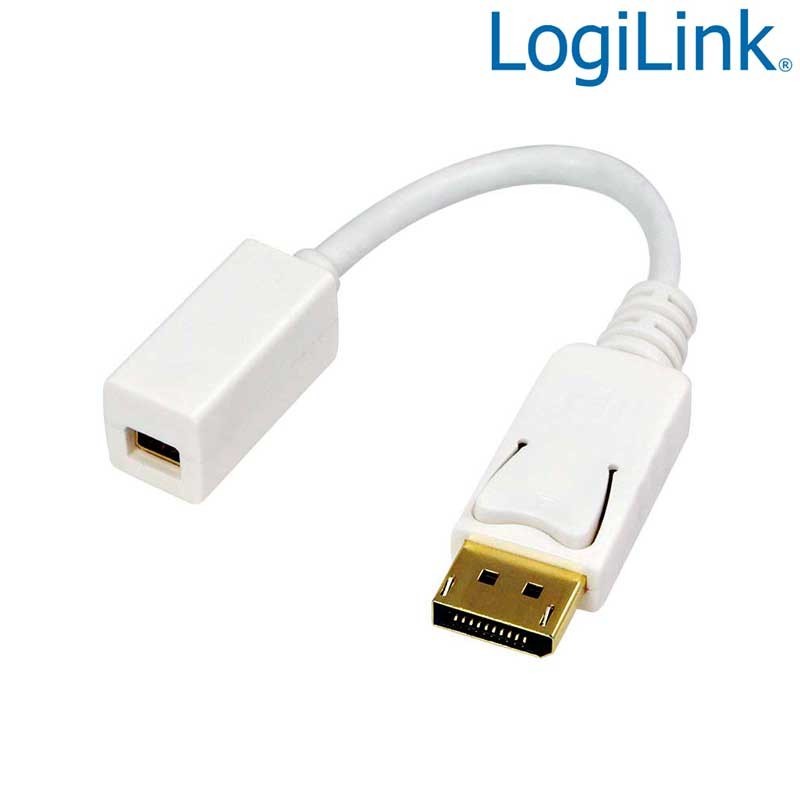 Logilink CV0040 - Adaptador DisplayPort Macho-Mini DisplayPort Hembra