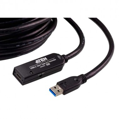 Aten UE332C - 20m Cable Amplificador USB C 3.2 (Gen1) 5 Gbps, USB A - USB C
