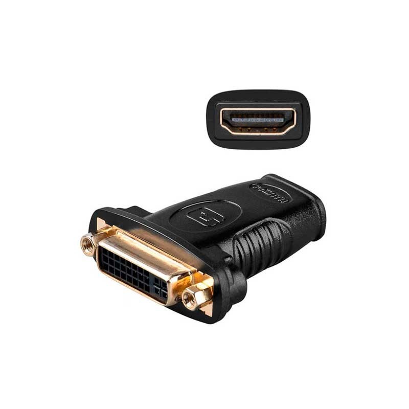 Adaptador HDMI tipo A (19p) Hembra a DVI I (24+5) Hembra | Marlex Conexion