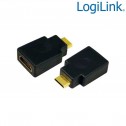 Logilink AH0009 - Adaptador Mini HDMI C Macho a HDMI A Hembra | Marlex Conexion