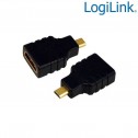 Logilink AH0010 - Adaptador Micro HDMI D Macho a HDMI A Hembra | Marlex Conexion