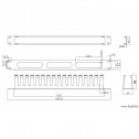 Logilink ORCC01B - Panel Pasacables 19" 1U con tapa,Negro | Marlex Conexion
