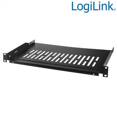 Logilink SF1C35B - Bandeja Colgante 19'' 1U Fondo 250 Negra