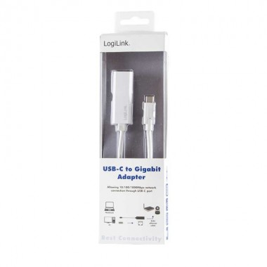 Logilink UA0238 - Cable Adaptador USB 3.1 Tipo C a Ethernet Gigabit