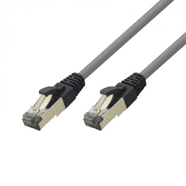 Logilink CQ8112S - 20m cable RJ45 Cat. 8.1 S/FTP COBRE PiMF LSHZ Gris