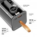 Logilink PA0307 - Power bank 20000 mAh, Transparente 