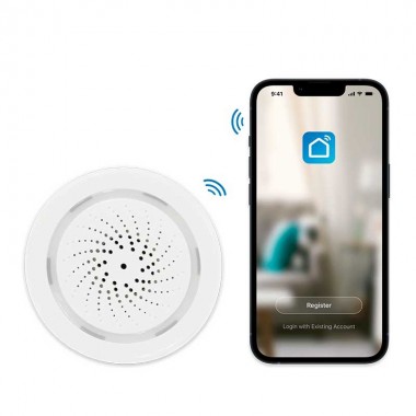 Logilink SH0110 - Alarma inteligente Wi-Fi, compatible con Tuya