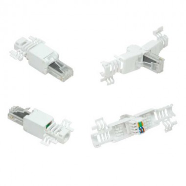 Logilink MP0028 - Conector RJ45 UTP Cat.6A Macho "toolless"