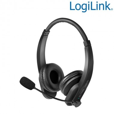 Logilink BT0060 - Auriculares Bluetooth V5.0 estéreo con micrófono