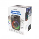 Logilink SP0058 - Altavoz móvil Bluetooth con luz, TWS, 10 W, negro