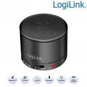 Logilink SP0062 - Altavoz Bluetooth con reproductor MP3,radio FM,negro