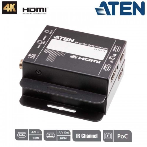 Aten VE1821 - Extensor 4K HDMI Cat 6 