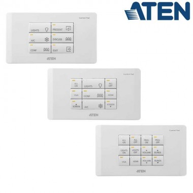 Aten VK0200TTK - Teclado de 6, 9 o 12 botones para sistemas de control VK con kit de sobremesa o pared