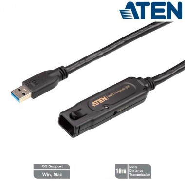 Aten UE3310 - 10m Cable Amplificador USB 3.2(Gen1) 5 Gbps USB A-USB A