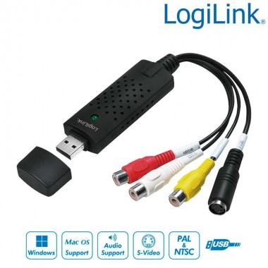Logilink VG0030A - Capturadora USB 2.0 Audio/Video