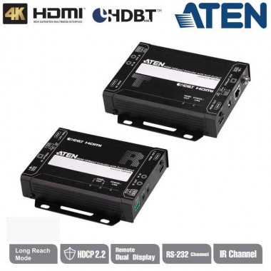Aten-VE814A-ATA - Extensor HDMI HDBaseT (Clase A) con salida dual