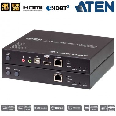 Aten CE840 - Extensor KVM USB 4K  real HDMI HDBaseT 3.0 (4K@100m)