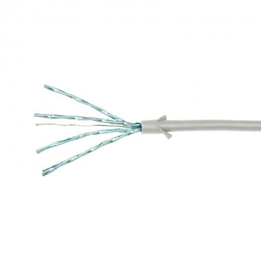 Logilink CQ9012S - 30cm cable RJ45 CAT6A UFTP Ultra Delgado SLIM Gris