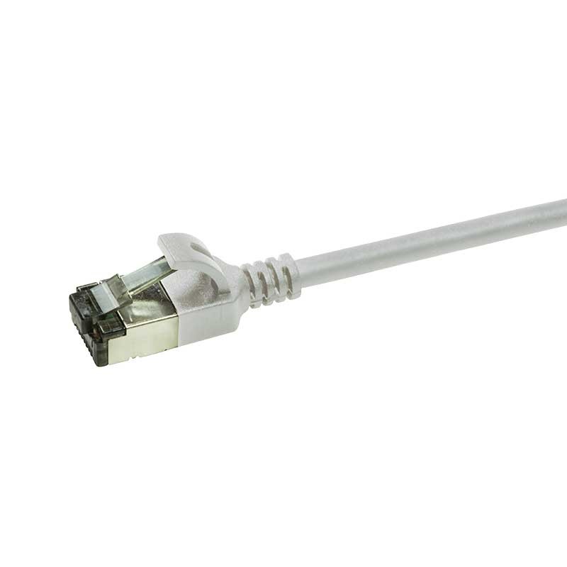 Logilink CQ9022S - 50cm Latiguillo RJ45 CAT6A UFTP Ultra Delgado SLIM Gris