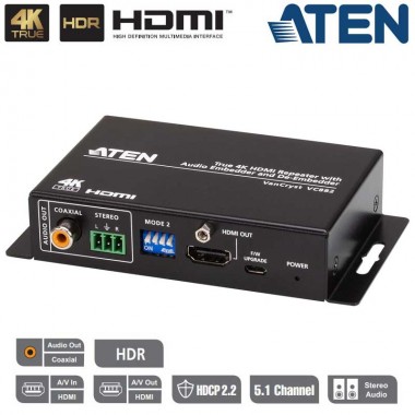 Repetidor HDMI 4K real con...