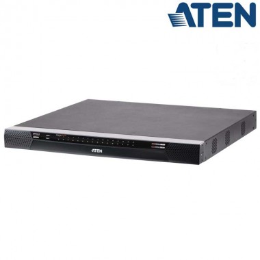 Aten KN1132VB - KVM Cat 5e/6 de 32 Puertos sobre IP de 2 buses con Audio y Virtual Media