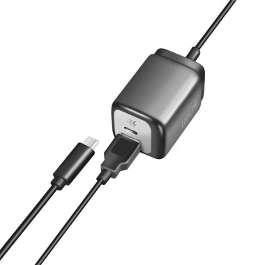 Logilink PA0314 - Adaptador de toma de corriente USB dual, USB-A y USB-C, 30W