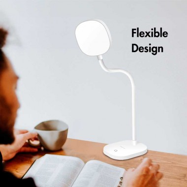 Logilink LED017 - Lámpara LED, 5000K, 240lm, 360°, Flexible, Control Táctil