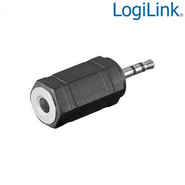 Logilink CA1103 - Adaptador de Audio Jack 2,5 Macho a 3,5 Hembra | Marlex Conexion