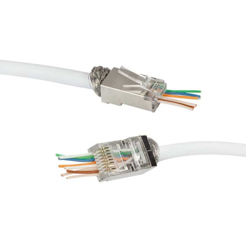 Logilink MP0077 - 50 Conectores RJ45 SFP Cat.6 Macho '' Pass Through''