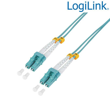 Logilink FP3LC50 - 50m Cable Fibra Óptica OM3 LC-LC 50/125 MultiModo Duplex
