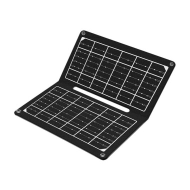 Logilink PA0339 - Panel solar plegable cargador USB, 1x USB-A, 7 W, IP65, negro