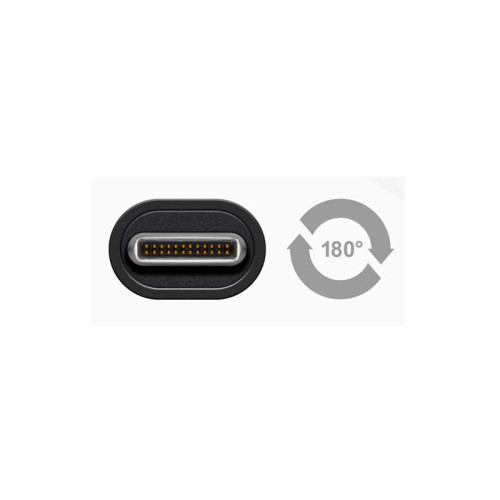 Logilink CU0166 - 0,15m Cable USB 3.2 (Gen 1) Tipo C Macho a USB Tipo A Macho, Negro