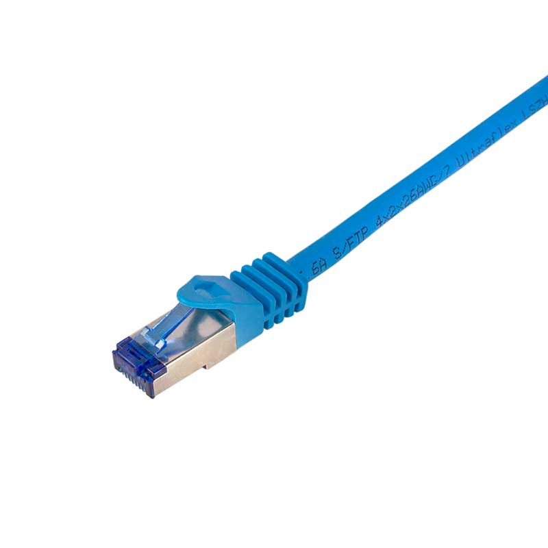 Logilink C6A076S - 5m Latiguillo UtraFlex RJ45 Cat.6A S/FTP COBRE Azul, Certificado Logilink C6A076S - 5m Latiguillo UtraFlex RJ45 Cat.6A S/FTP COBRE Azul, Certificado