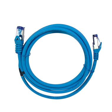 Logilink C6A076S - 5m Latiguillo UtraFlex RJ45 Cat.6A S/FTP COBRE Azul, Certificado
