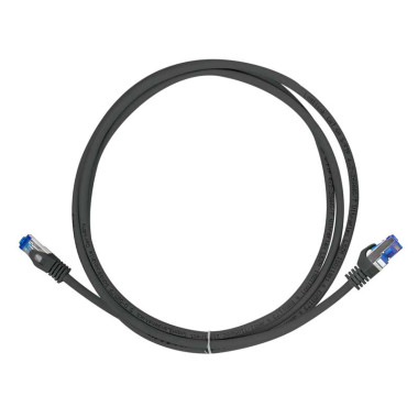 Logilink C6A143S - 50m Latiguillo UtraFlex RJ45 Cat.6A S/FTP COBRE Negro, Certificado