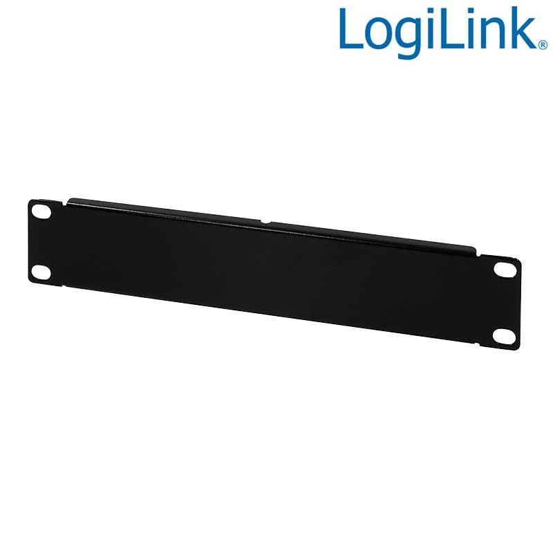 Logilink ACT104 - Panel ciego sólido de 10 " 1U, Negro