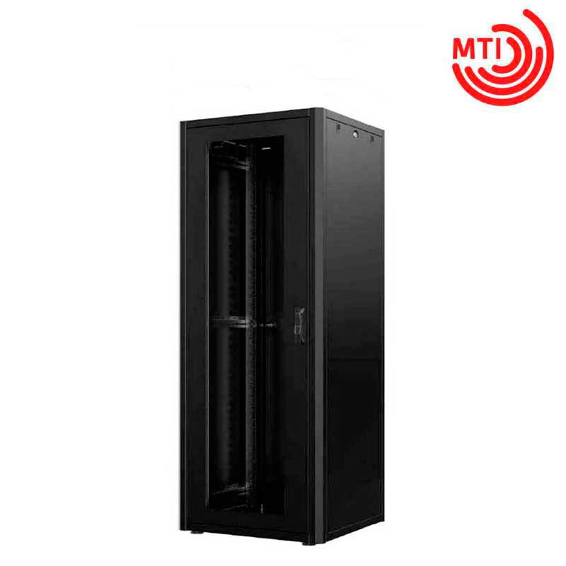 MTI RTN3266CL1 - Armario Rack 19" 32U A600 F600 puerta frontal cristal, posterior metálica, Color negro MTI RTN3266CL1 - Armario Rack 19" 32U A600 F600 puerta frontal cristal, posterior metálica, Color negro