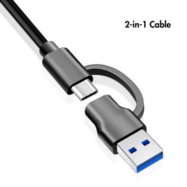 HUB USB 3.2 Gen1, 4 puertos...