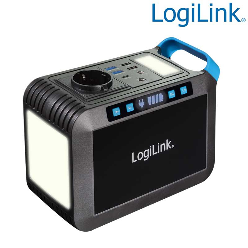 Logilink PPS0301 - Estación eléctrica portátil, 300W, 64.000mAh IP20, Panel luz led Logilink PPS0301 - Estación eléctrica portátil, 300W, 64.000mAh IP20, Panel luz led