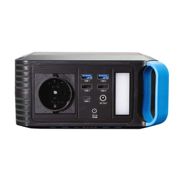 Logilink PPS0200 - Estación eléctrica portátil, 200W, 40.000mAh IP20, Panel luz led