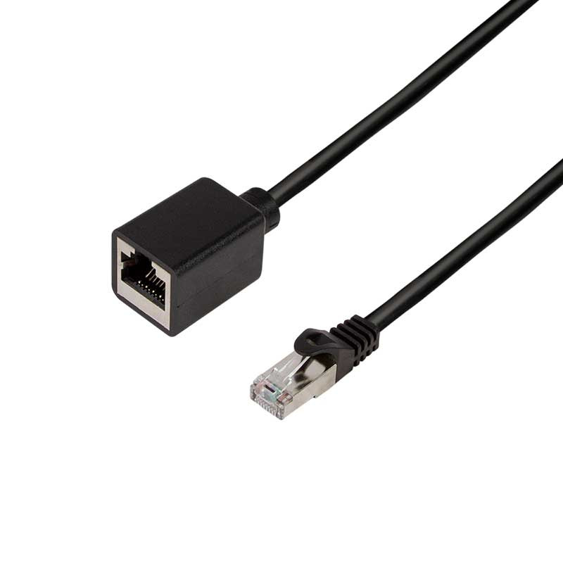 Logilink CQX063S - 3m Cable alargo RJ45 Cat.6A SFTP Cobre LSZH, Negro Logilink CQX063S - 3m Cable alargo RJ45 Cat.6A SFTP Cobre LSZH, Negro