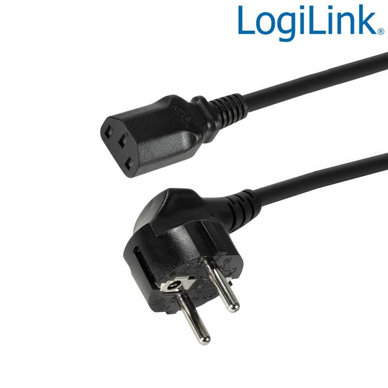 Logilink CP090 - 1,8m Cable de Alimentación CPU-RED Negro | Marlex Conexion Logilink CP090 - 1,8m Cable de Alimentación CPU-RED Negro | Marlex Conexion