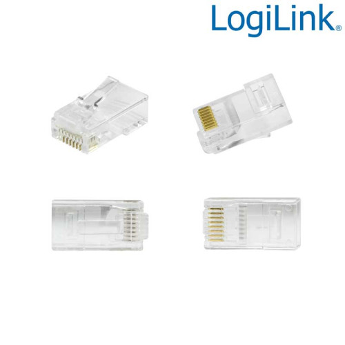 Logilink MP0027 - 50 Conectores RJ45 UTP Cat.6 Macho ''Pass Through''