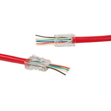 Logilink MP0027 - 50 Conectores RJ45 UTP Cat.6 Macho ''Pass Through''