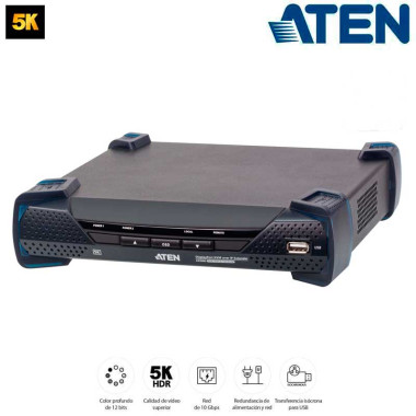 Receptor KVM USB-Dual...